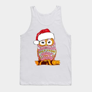 Christmas Owl Tank Top